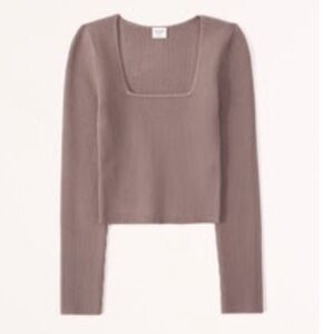 Abercrombie & Fitch Mauve Crew Neck Sweater